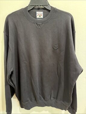Vintage Faconnable black knit Crewneck Sweater/sweatshirt